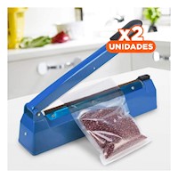 Pack2 Maquina de Sellar Bolsas Practica que Mantiene Objetos Seguros 42x12cm Y+Regalo Sticker